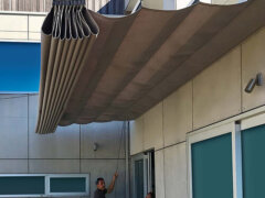 Pleated Awnings
